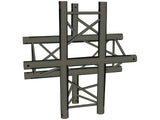 Alutruss - Ángulo de Cruz, para Truss Americana, 4 vías, Negro, Trilock S-PAC-41