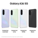 Samsung Galaxy A36 5G 128GB Teléfono Móvil, 6GB RAM, 50MP Cámara, Blanco, Garantía del Fabricante 3 Años + 1 Año Extra