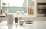 DeLonghi EMF 2.W - Batidora espumadora de leche eléctrica de mano, 500 W, color blanco