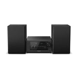 Panasonic SC-PM702EG-K Neat - Sistema estéreo Compacto de Alta fidelidad con CD, Radio Dab+/FM, USB y Bluetooth, Altavoces de 80 W, Control de Graves, Color Negro.