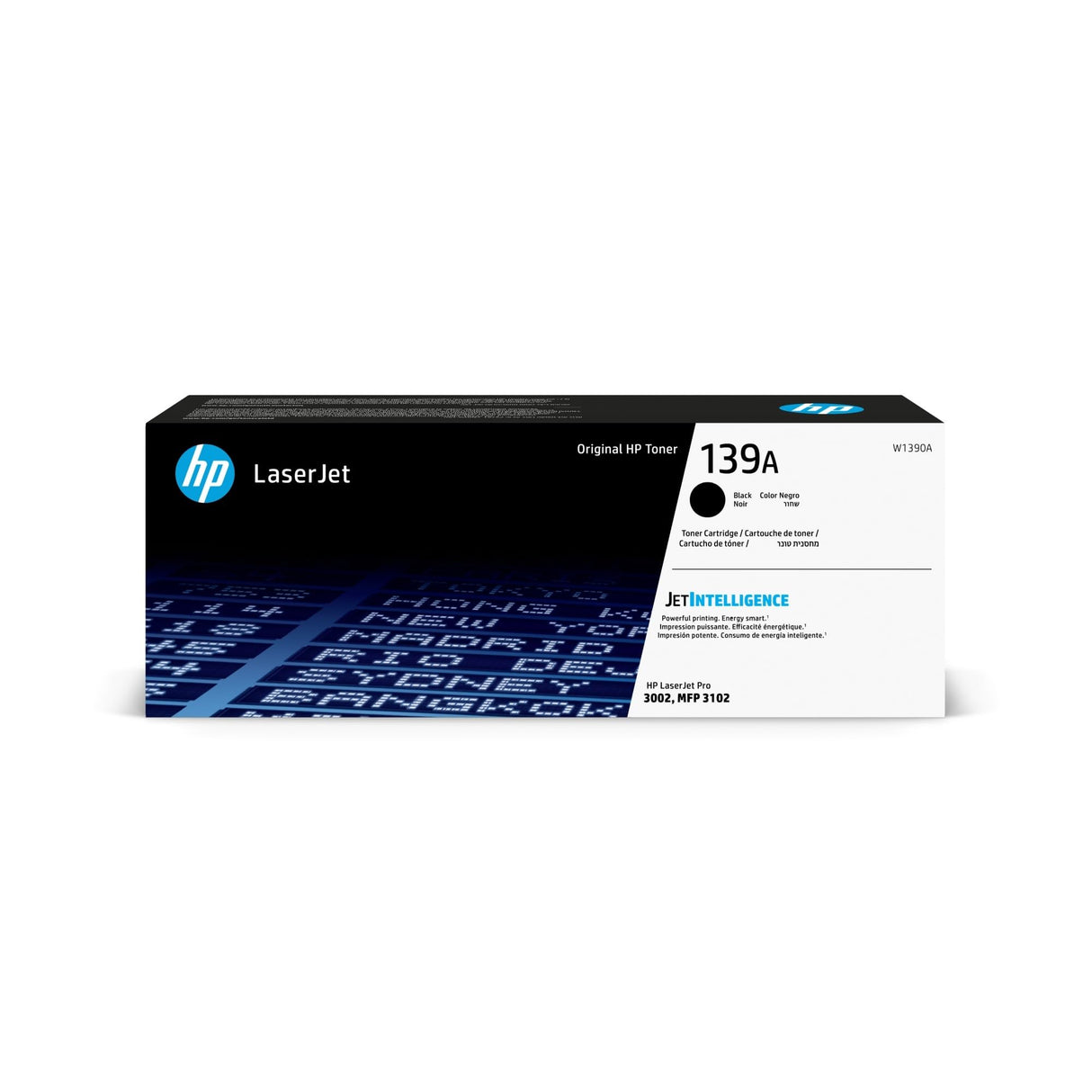 HP 139A W1390A, Negro, Cartucho Tóner Original, 1500 páginas, para impresoras LaserJet Pro 3002dn/dwe/dw y LaserJet Pro Multifunción 3102fdn/fdwe/fdw