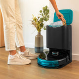 Cecotec Base de Autovaciado Conga Home 10000. Vaciado Automático del Robot, Compatible con Las Series 8000 y 9000, Limpieza Higiénica, Limpieza de Filtro, Capacidad 2,5 L