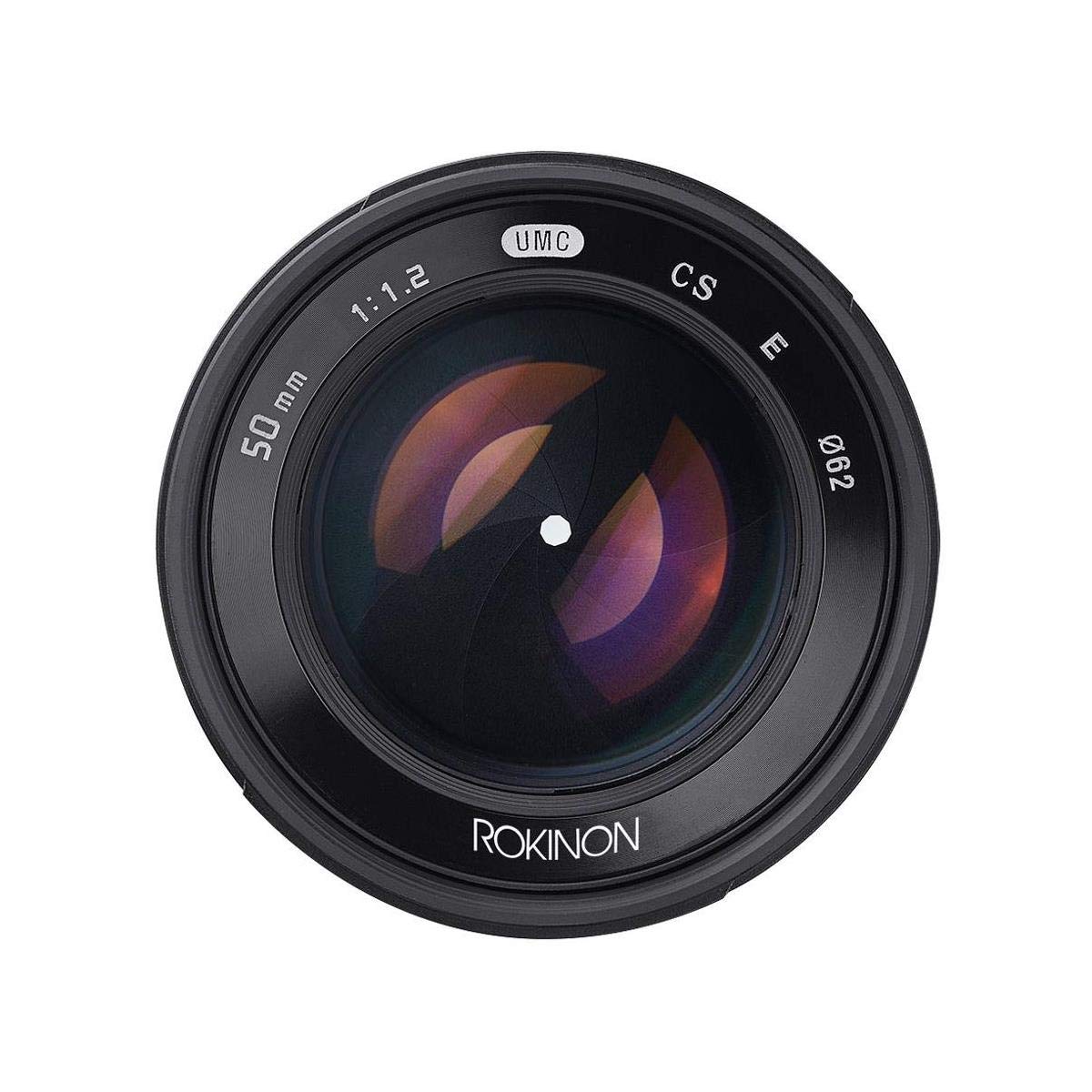 Rokinon RK50M-E 50mm F1.2 AS UMC Lente de Alta Velocidad para Sony (Negro)