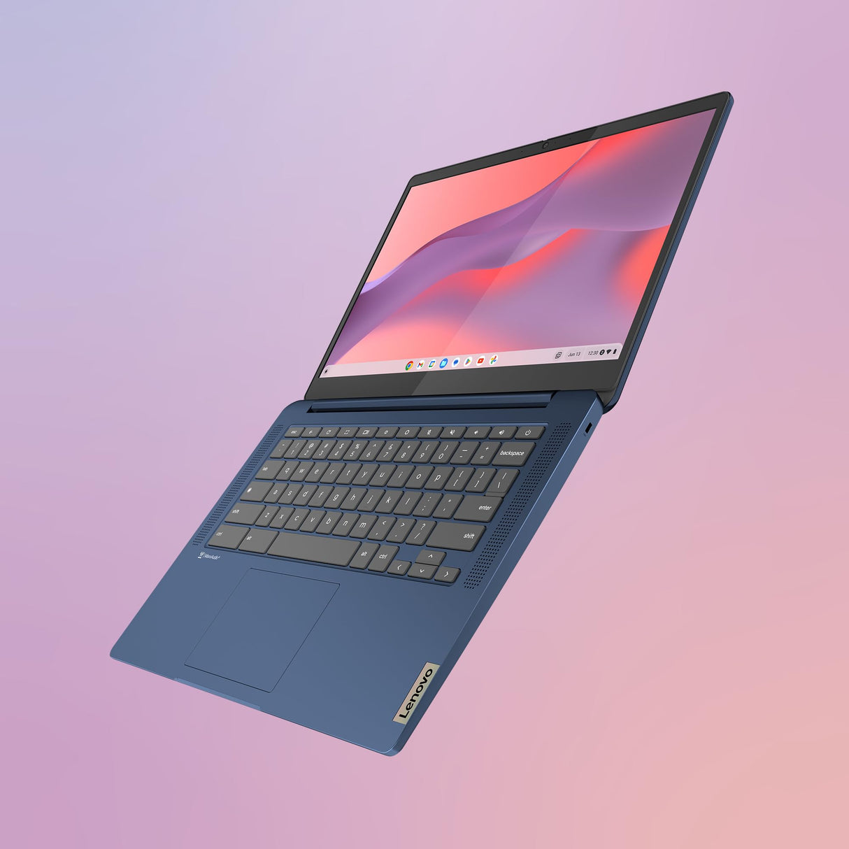 Lenovo IdeaPad Slim 3 Chromebook Gen 8 - Ordenador Portátil 14" FHD (MediaTek Kompanio 520, 4GB RAM, 64GB eMMC, Arm Mali-G52 2EE MC2 GPU, ChromeOS) BLU - Teclado QWERTY Español