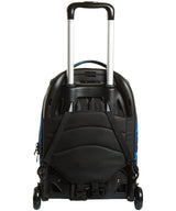 Invicta Mochila con Ruedas Desmontables + Carro, CAMO SQUARED, Azul Camu - Mochila 3 en 1, Trolley Escolar con Carro, Crossover System - Bolso Escolar Niños y Adolescentes - Doble Bolsillo Frontal