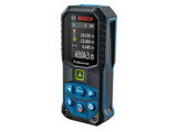 Bosch Professional medidor láser GLM 50-27 CG (láser verde, alcance: hasta 50 m, batería LI-Ion de 3,7 V, cable USB, robusto, IP65, transferencia de datos Bluetooth, correa de sujeción, estuche)