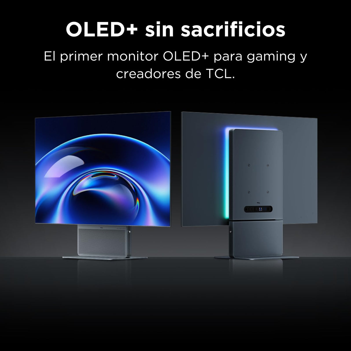 TCL 32X3A Monitor Gaming 32 Pulgadas OLED+, 4K UHD 240Hz, 480Hz FHD, 1300 nits, 0,03ms GtG, Pantalla Mate, AMD FreeSync Premium Pro, HDMI 2.1, Bang & Olufsen, USB-C (PD 90W)