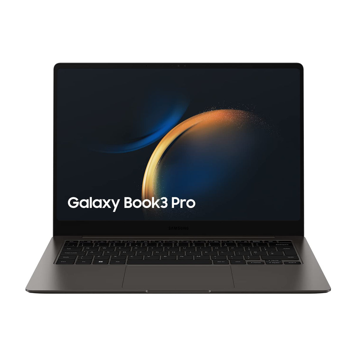 SAMSUNG Galaxy Book3 Pro - Portátil 14" WQXGA+ (Intel Core i7-1360P, 16GB RAM, 512GB SSD, Intel Iris Xe, Windows 11) Grafito - Teclado QWERTY español