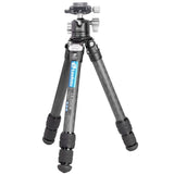 Leofoto - Ranger - Trípode de Carbono con Cabeza de Bola - Ligero - Patas Ajustables en 3 ángulos - Ideal para fotografía Macro - LS-253CM+LH-30