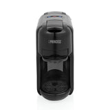 Princess 249452 Máquina de café multicápsulas con adaptadores para cápsulas Nespresso, Dolce Gusto y monodosis ESE, 19 bares de presión, depósito de agua extraíble de 600 ml, 1450 W