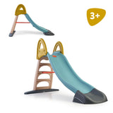 FEBER Mega Casual Water Slide, Tobogán para Jardín para Usar con Agua, Conecta una Manguera Externa, Escaleras Antideslizantes, Colores Resistentes, Fácil Montaje, +1 año, Famosa (FEL11000)