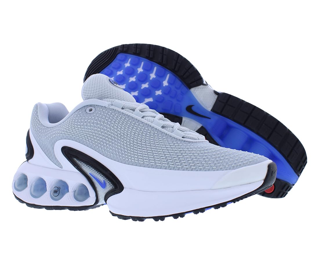 NIKE Air MAX Dn, Sneaker Hombre, Pure Platinum Hyper Royal White Black, 42 EU