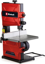 Einhell Sierra de banda TC-SB 200/1 (cambio de hoja de sierra sin herramientas, tope paralelo, ajuste de altura, guía con rodamiento de bolas, mesa inclinable de forma continua)