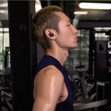 Sennheiser Momentum Sport Auriculares con Ajuste de Sonido Deportivo y ANC adaptativo, Ajuste Seguro, 24 Horas de duración de la batería - Negro