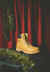 Panama Jack Panama 03 C1 - Náuticos de cuero hombre, color amarillo, talla 42
