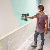 Bosch pulverizador pintura con batería AdvancedSpray 18V-500 (pintura de látex/emulsión, barniz, laca; 3 m²/min; 2 depósitos 1200 ml; cargador, batería 4 Ah)
