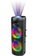 N-Gear Let's Go Party 5150 Negro - Altavoz Bluetooth portatil - Altavoz inalámbrico de 200 vatios con Luces Disco y micrófono Incluido - 5 Horas de reproducción