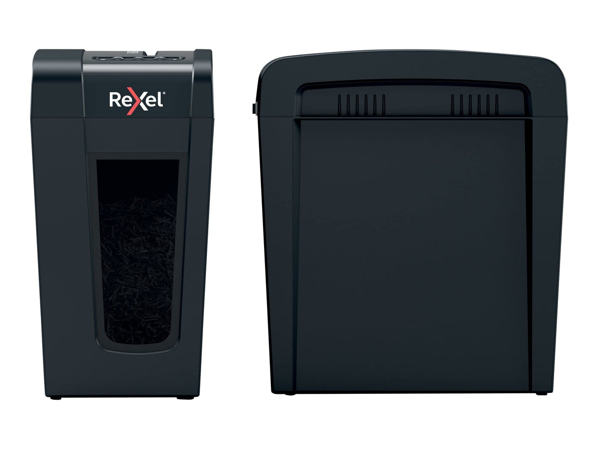 Rexel Secure X8-SL Whisper-Shred Destructora de Papel con Corte en Partículas P4, Papelera Extraíble de 14 L, Silenciosa y Compacta, 2020126