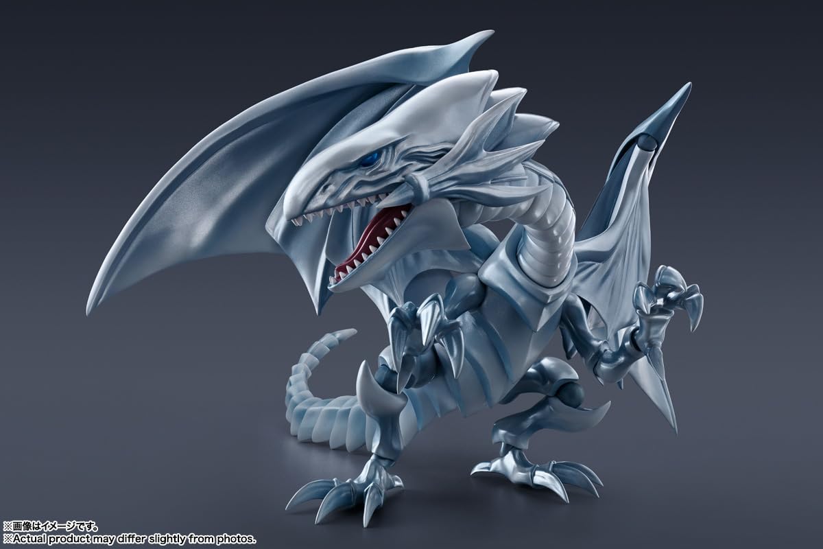 TAMASHII NATIONS Yu-Gi-Oh! Duel Monsters Dragón Blanco de Ojos Azules, Figura de acción Bandai Spirits S.H.MonsterArts