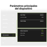 Green Cell® SAI Sistema de alimentación ininterrumpida UPS Potencia 800VA (480W) 230V Fuente de alimentación Continua Line Interactive senoidal AVR USB/RJ45 6X Schuko Tomas con Pantalla LCD