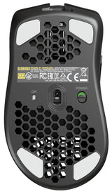 Glorious Gaming Model D- (Pequeño) Wireless Ratón Gaming inalámbrico - 67 g superligero, diseño Colmena, RGB, ergonómico, sin Lag 2,4 GHz inalámbrico, hasta 71 Horas de batería - Negro Mate