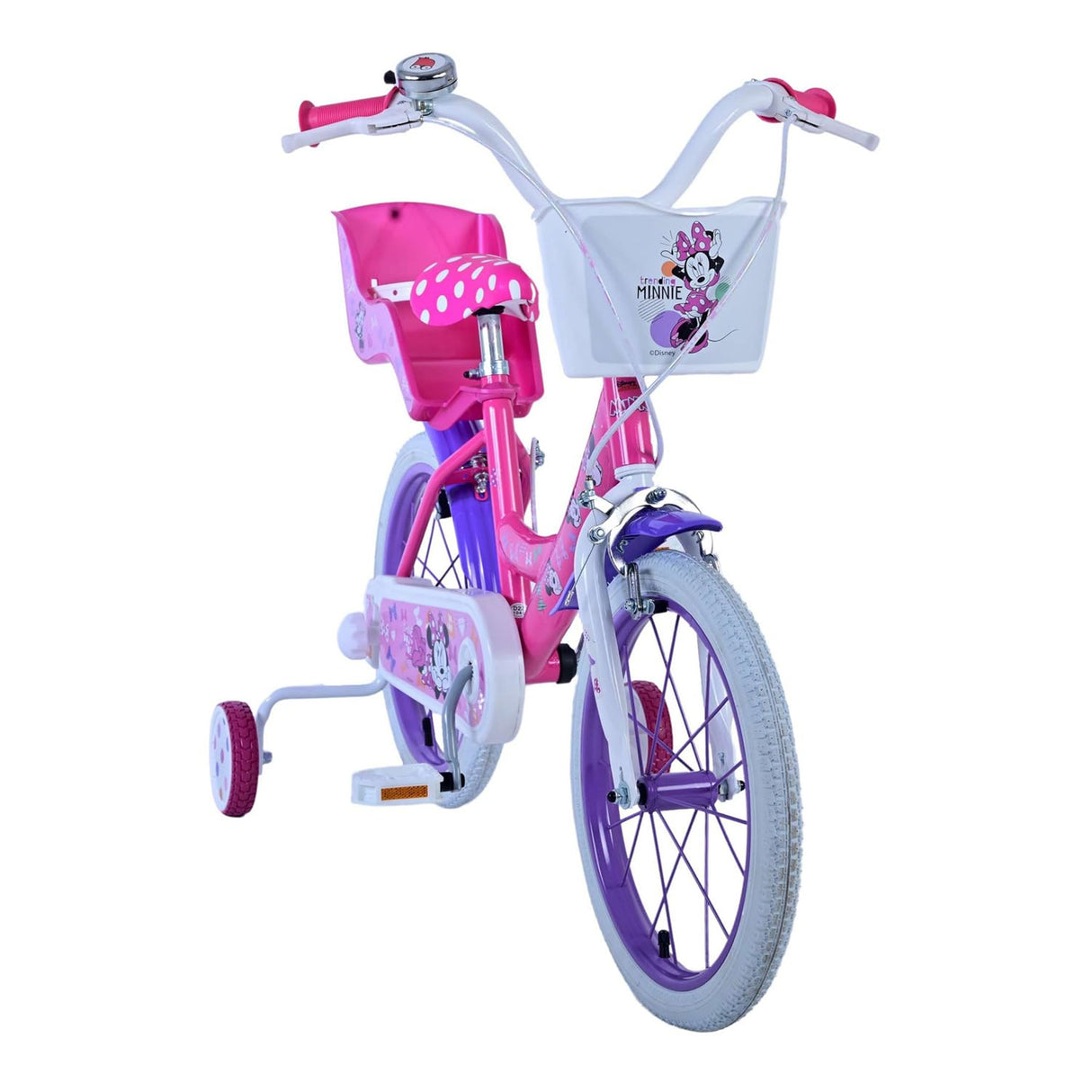 albri Bicicletta Bambina Da 16 Pollici Di Disney Minnie Bicicleta de niña Pulgadas, Rosa