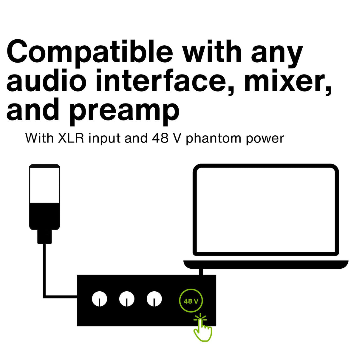 LEWITT Micrófono de condensador LCT 440 PURE XLR para voz, canto, grabación de instrumentos y transmisión