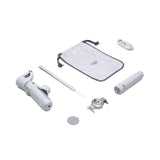 DJI Estabilizador de cardán para teléfonos inteligentes OM 5, de 3 ejes, barra de extensión integrada, portátil y plegable, para Android y iPhone con guías de disparo, gris