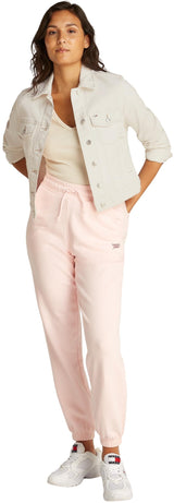 Tommy Jeans Cazadora vaquera Mujer Classic Trucker Regular Fit, Blanco (Denim White), XL