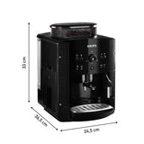 Krups YY8125FD - Máquina espresso, automática, de café molido, 1400 W, 1.6 L, negro