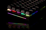 Glorious Gaming GMMK 2 Compact 65% - Teclado gaming mecánico, compacto TKL 65%, carcasa de aluminio, personalizable, keycaps dobles, switches Fox, RGB, distribuciones QWERTY español - Negro