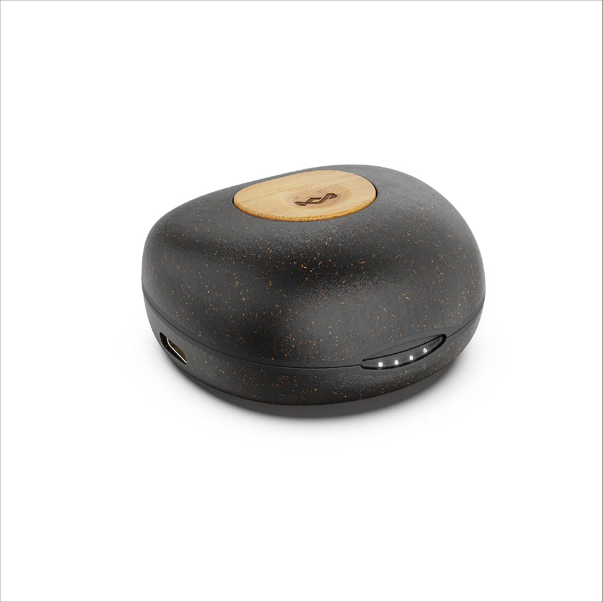 Marley House of Champion True - Auriculares compactos con Bluetooth 5.0 (hasta 28 Horas de Tiempo de Juego, Incluye cómodos geles para los oídos, diseño de bambú ecológico) Color Negro