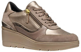 Geox D Ilde, Zapatillas Mujer, Beige, 39 EU