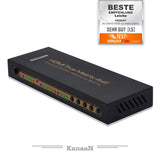 Leicke KanaaN KN40543, UHD Matrix 4x2 Splitter Switcher Full HD, UJD, 4K, 4K*2K, ARC, MHL,HDMI 1.4, Mando a distancia, Salida adicional para el audio, SPDIF y jack de 3,5mm, Stereo, Dolby 5.1 Surround HDMI 1.4