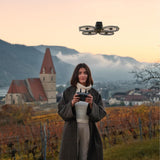 DJI Flip,Drone con cámara 4k adulto, mini drone con cámara, < 249g, drone función sígueme, 13km transmisión de vídeo, arranque manual,retorno automático,31min tiempo de vuelo,con delantal ((RC 2))