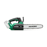 HiKOKI Motosierra inalámbrica de 36 V, hoja de sierra de 30 cm, motor sin escobillas, ligero, potente, cortes precisos, ideal para el cuidado de árboles, sin batería ni cargador