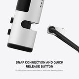 NZXT Capsule, Ap-WUMIC-W1, Micrófono de transmisión USB, Audio de Calidad, Patrón Polar cardioide unidireccional, Captura de Voz de Alta resolución, Blanco