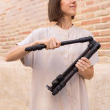 Manfrotto Befree Advanced AS, Trípode de Cámara, Twist Lock, en Aluminio, Compatible Arca-Swiss, Kit Trípode de Viaje Portátil con Rótula, para DSLR, Cámaras sin Espejo, Accesorios de Fotografía