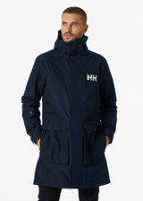 Mens Helly Hansen Rigging Coat, Azul marino, L