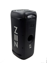 Altavoz portátil Bluetooth Zen Aero Potente de 350W, 10H de batería, luces LED RGB. Altavoz Grande con TWS, Aux in, USB, entrada de micrófono, y micrófono inalámbrico, con radio FM y con gran potencia