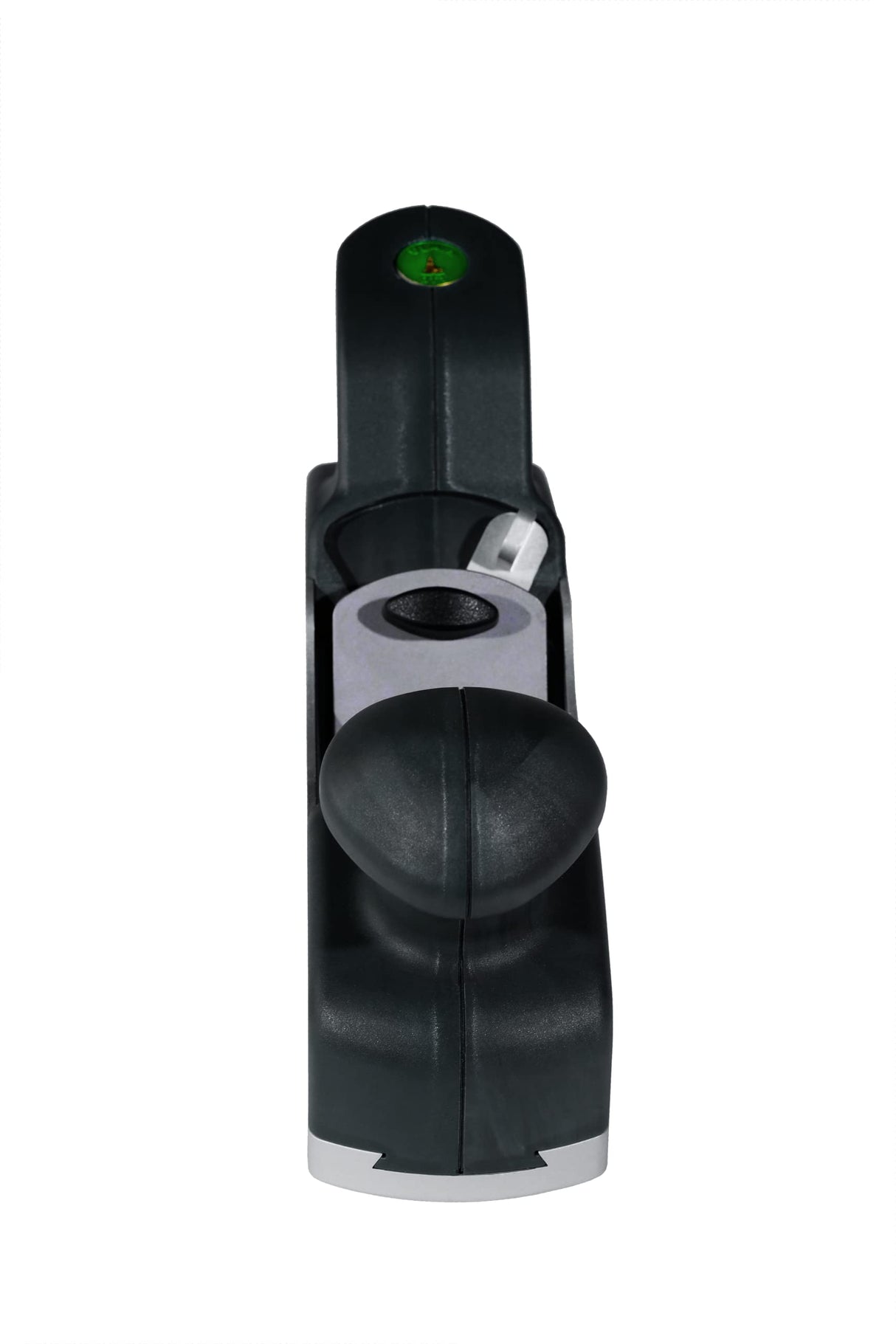 Ulmia Cepilladora de aluminio (sin grabado, de aluminio + plástico reciclable, partes laterales intercambiables, ardilla cepilladora ergonómica, cepilladora de mano, cepilladora de madera) HA48-1