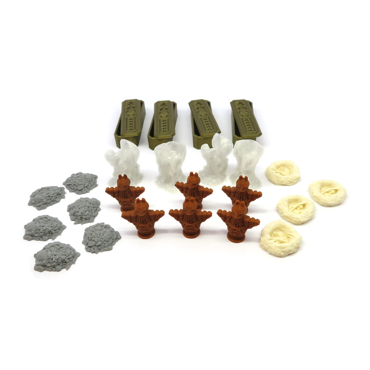 BG Expansions - Pack Completo Premium de Escenografía para Gloomhaven | 139 Piezas 3D | Construcciones, Mobiliario, Natura, Trampas y Extras | Accesorios Compatibles y Detallados a Todo Color