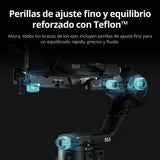 Pack dji RS 5, estabilizador para cámara Canon/Sony/Panasonic/Nikon/Fujifilm, Seguimiento Inteligente, empuñadura Maleta electrónica, perillas de Ajuste Fino, Nuevo indicador del Eje Z