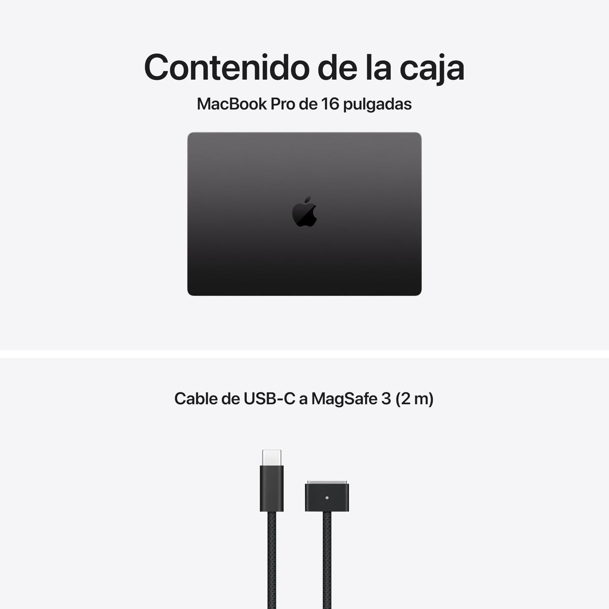 Apple MacBook Pro de 16,2 Pulgadas portátil con Chip M5 MAX: Pantalla Liquid Retina, CPU de 18 núcleos y GPU de 40 núcleos, 48 GB Memoria unificada, 2 TB de SSD, Teclado español; Negro Espacial