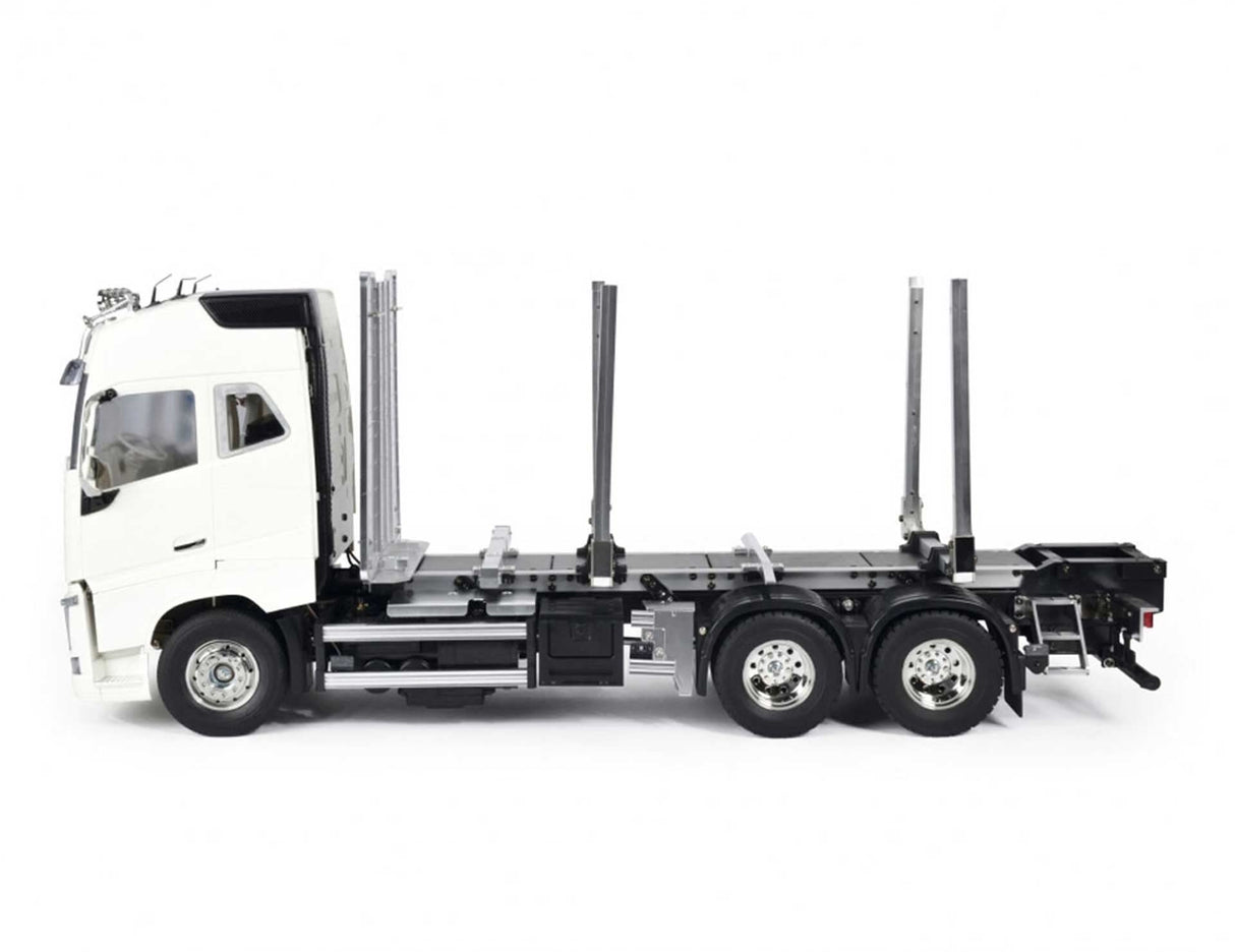 Tamiya 56360 RC Volvo FH16 Madera, teledirigible, maqueta, Escala 1:14, Kit de construcción, camión, Color Plateado
