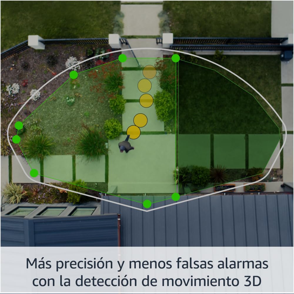 Videotimbre Pro con batería Ring (Battery Video Doorbell Pro) | Videotimbre con vídeo de cuerpo entero, detección de movimiento 3D y visión nocturna en color | 30 días gratis de Ring Home