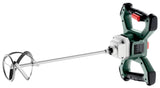 Metabo Agitador de Batería 18V RW 18 LTX BL 120 | Motor Sin Escobillas, Parada Rápida, 30L Mezcla Eficiente, Seguridad Mejorada, Manejo Ergonómico Avanzado