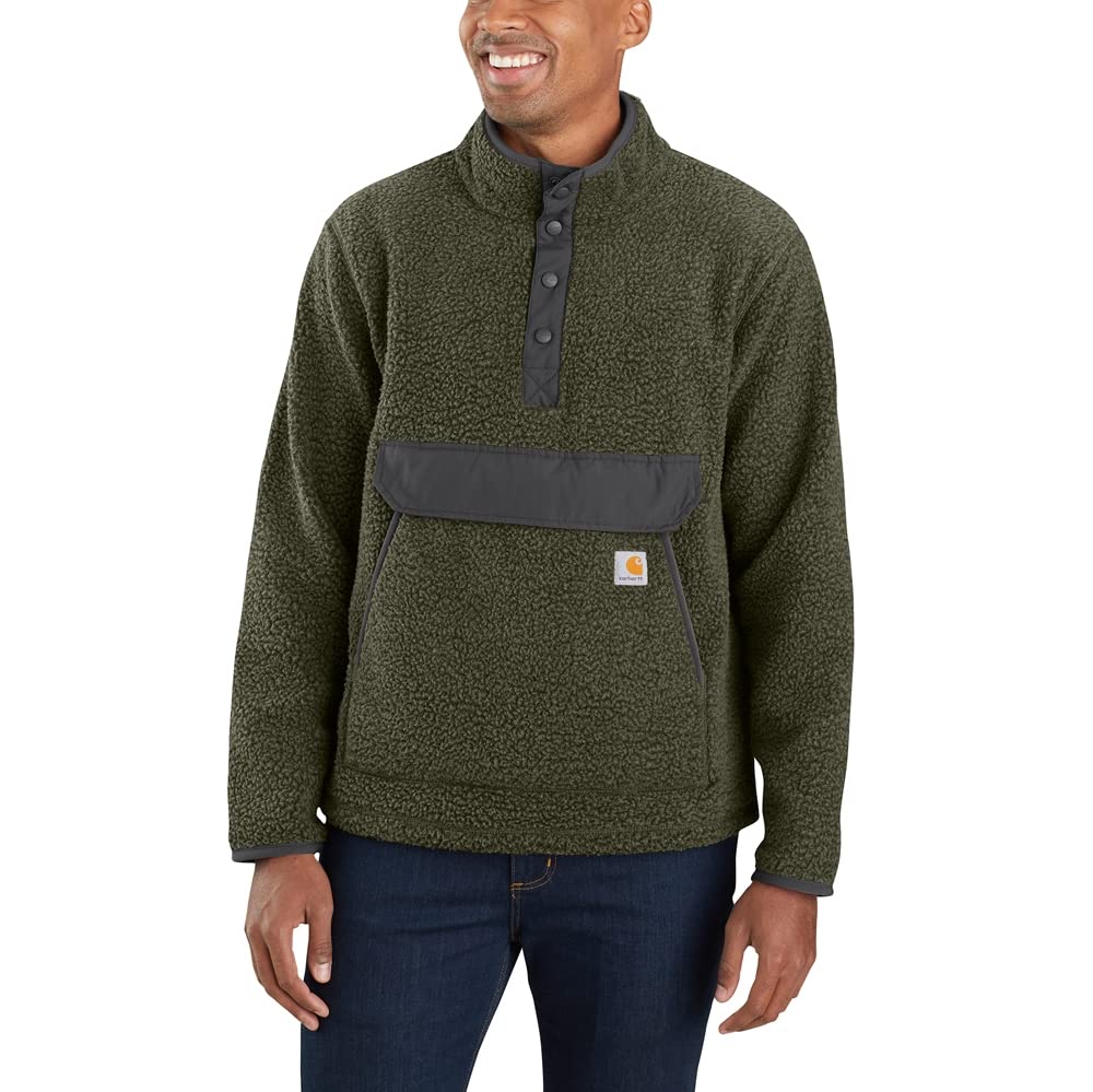 Carhartt 104991-g73-s008 Chaqueta Polar, Basil Heather, XXL Unisex Adulto