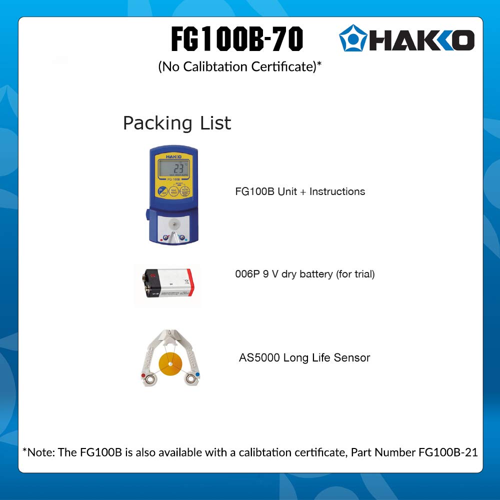 Hakko FG-100B FG100B-20 - Termómetro de punta de soldadura