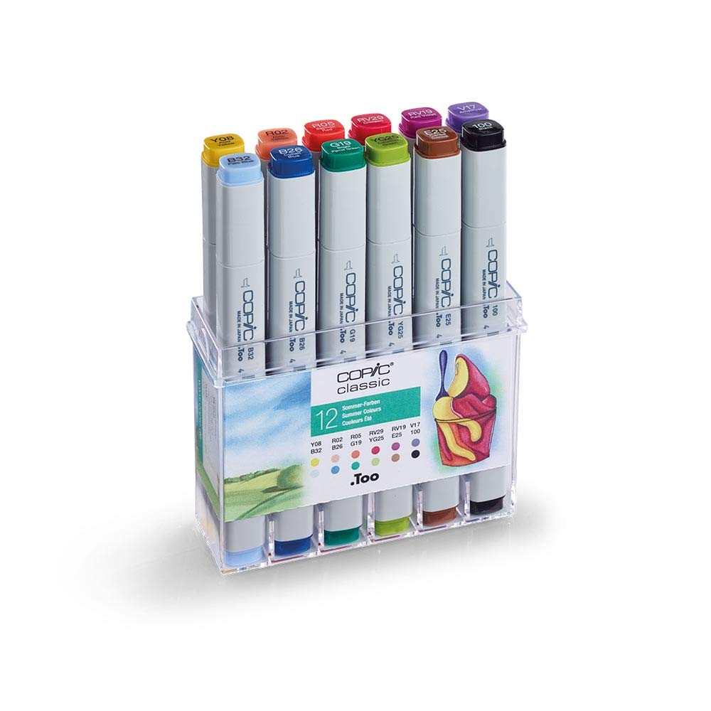 Copic Marker Summer Set (Paquete de 12)